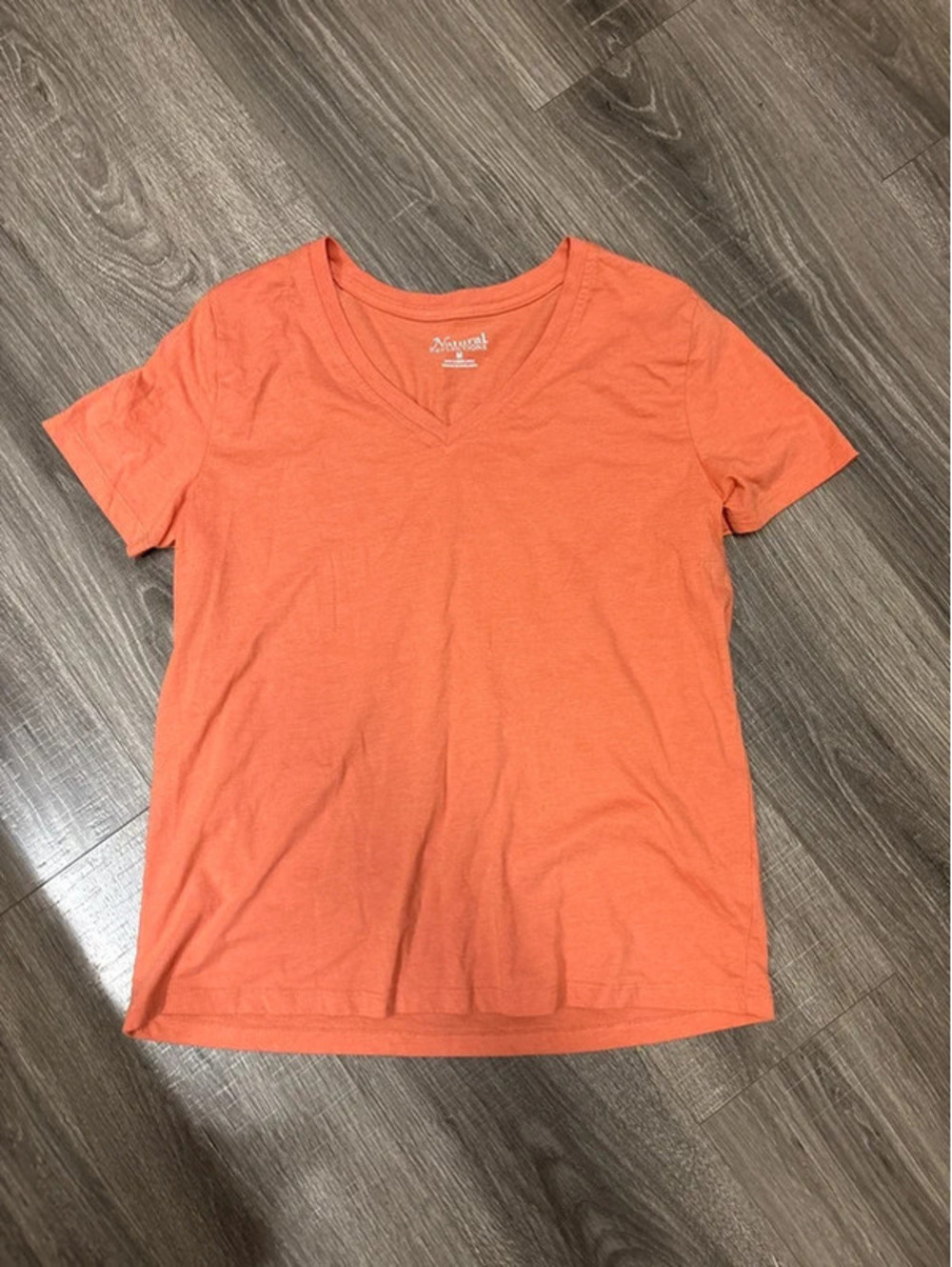 Natural reflections, size medium V-neck T-shirt